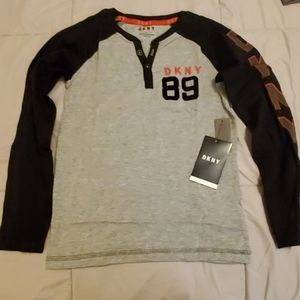 Boys DKNY long sleeve shirt - size 6